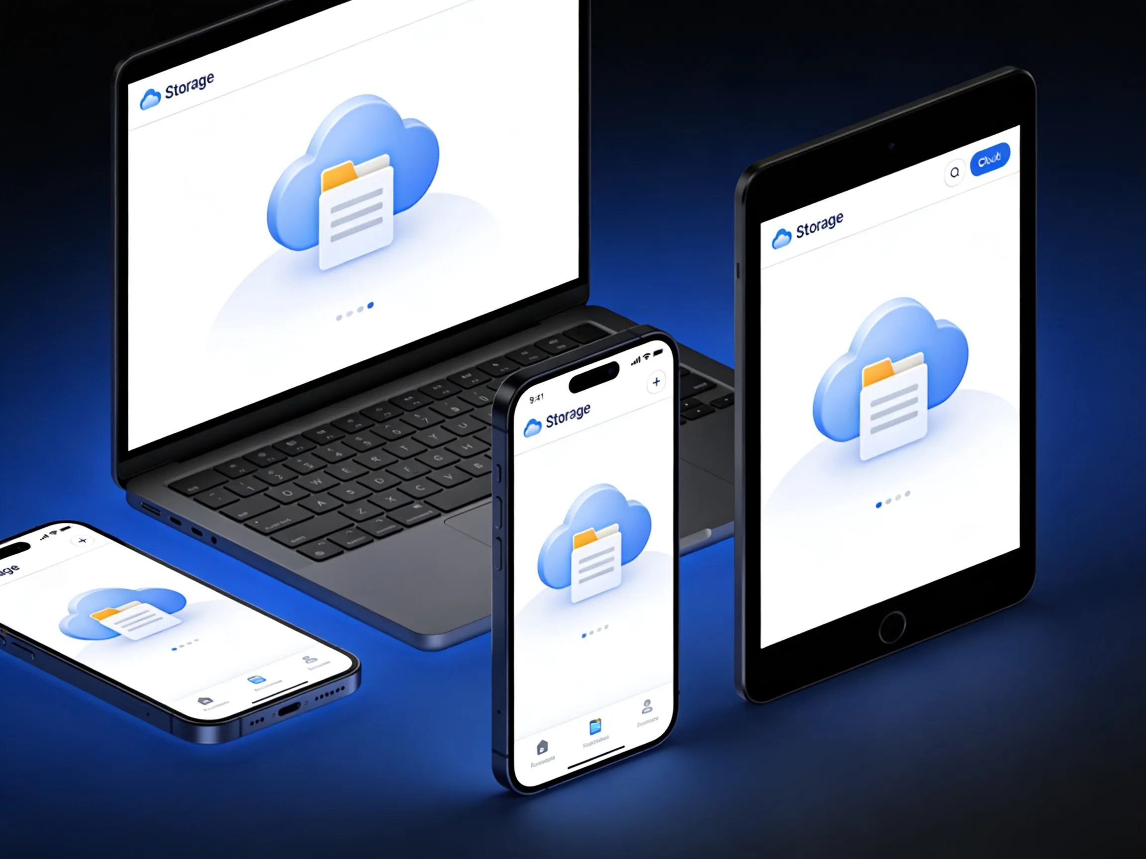 SimpleSafeCloud on phone, laptop, and tablet